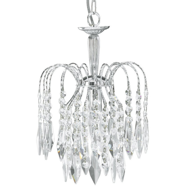Searchlight Waterfall Chrome & Crystal Drop Lighting Freedom Homestore