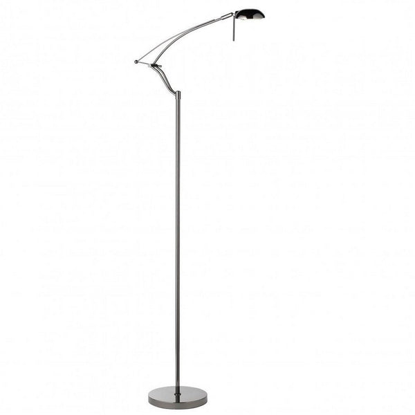 Searchlight 4881BC Articulated Adjustable Floor Standing Lamp in Black