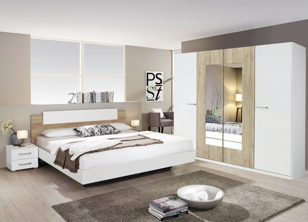 ASSEMBLY INCLUDED Rauch Borba Range White Oak. German Bedroom