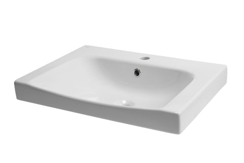 *Clearance* Roper Rhodes 'Breathe' Wall Mounted Bathroom Vanity Unit With Sink. BRE600PD