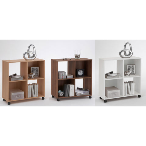 "Sprint" Square Floor Shelf/Bookcase. Display Shelving. Mega Range