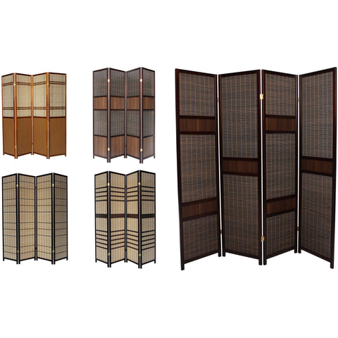 LUXURY Wood Panel Folding Room Divider Privacy Screen. High Quality Heavy Weight