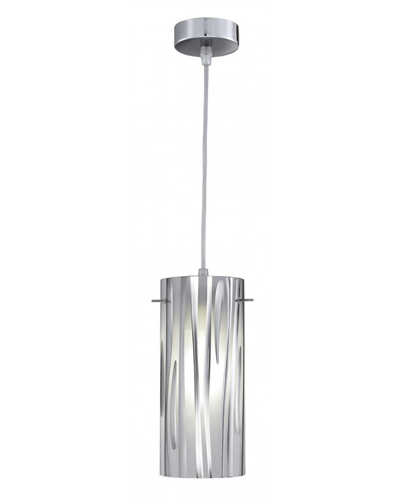 Searchlight "Melita" Hanging Pendant Ceiling Light, Glass Shade 1271-1cc
