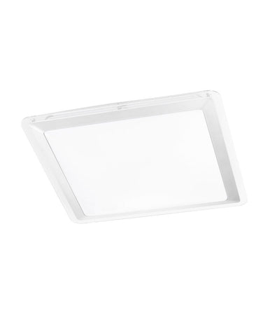 Leuchten Direkt "Labol" Bathroom Ceiling Light, Square, IP44. 14267-55