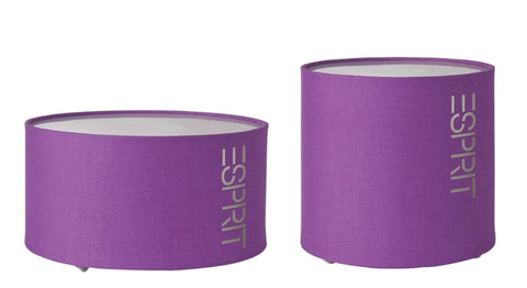Esprit "Canna" Table / Desk / Incidental Lamp Light. Two Sizes. Purple.