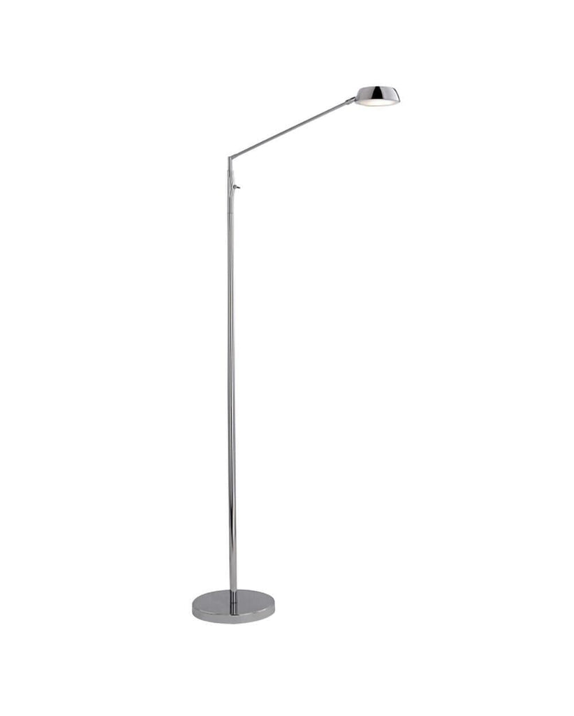 Searchlight 3861cc. Articulated Adjustable Floor Standing Lamp. Chrome
