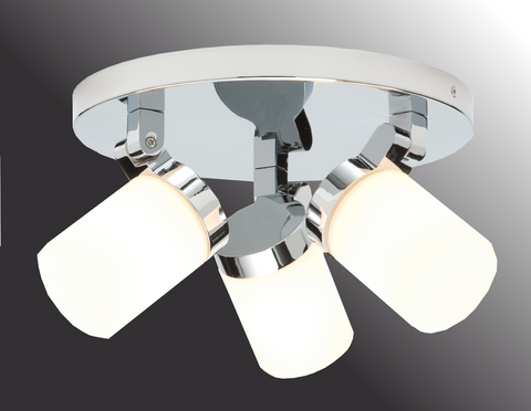 Saxby 'Cosmo' 3-Light IP44 Bathroom Ceiling Pendant. 39617