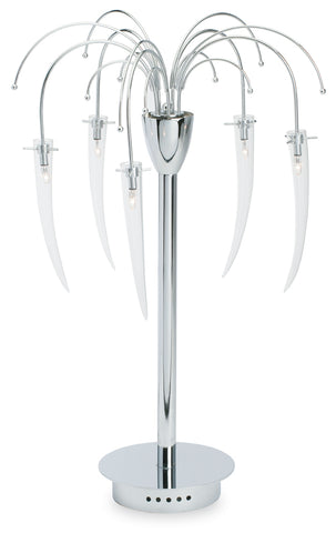 Firstlight "Chilli-2" Designer 5-Light Table Lamp 5735ch -RRP £147-