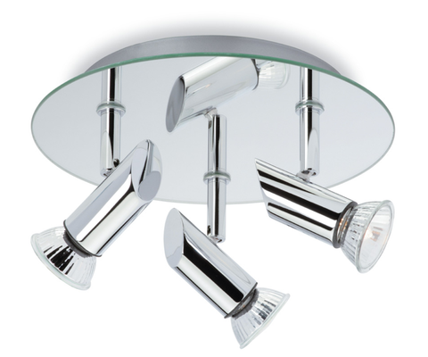 Firstlight "Marina" 3-Spot Flush Ceiling Pendant Light 5752CH Chrome
