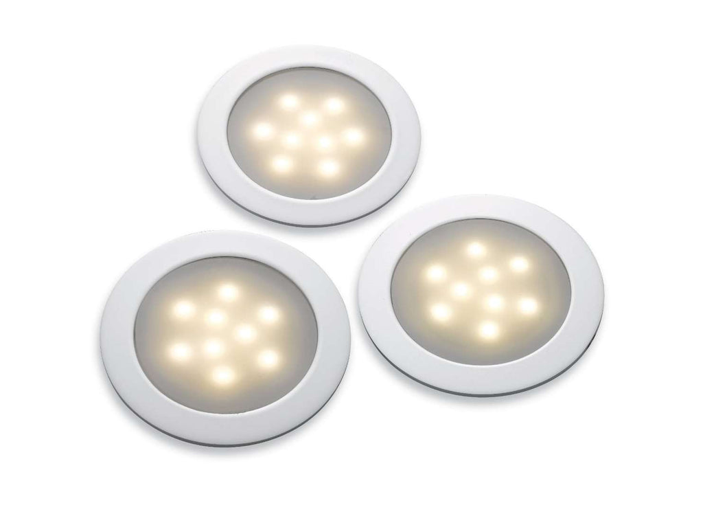 Firstlight 6078al. 6-Pack of Slimline Walkover LED Recessed Deck Lights