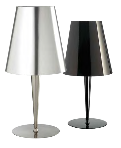 Sompex 'Duda' Metal Table / Desk / Incidental Lamp Light, Chrome. 79036