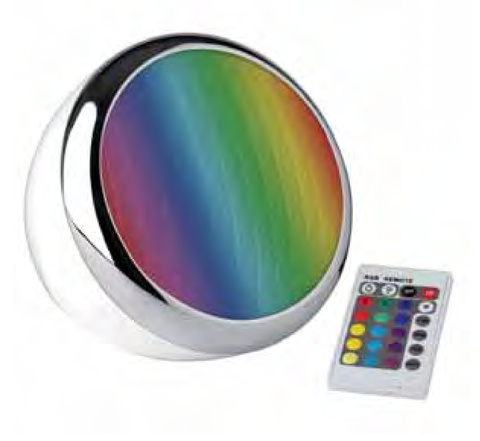 Sompex 'Nostalgie' Table / Desk Colour Change Lamp Light, Chrome.