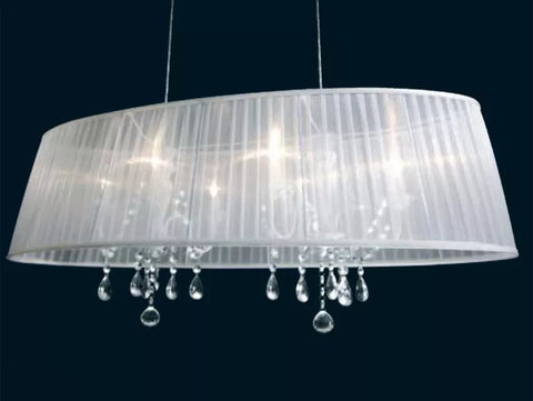 Sompex 'Organza' Double Chandelier Ceiling Pendant 6-Light