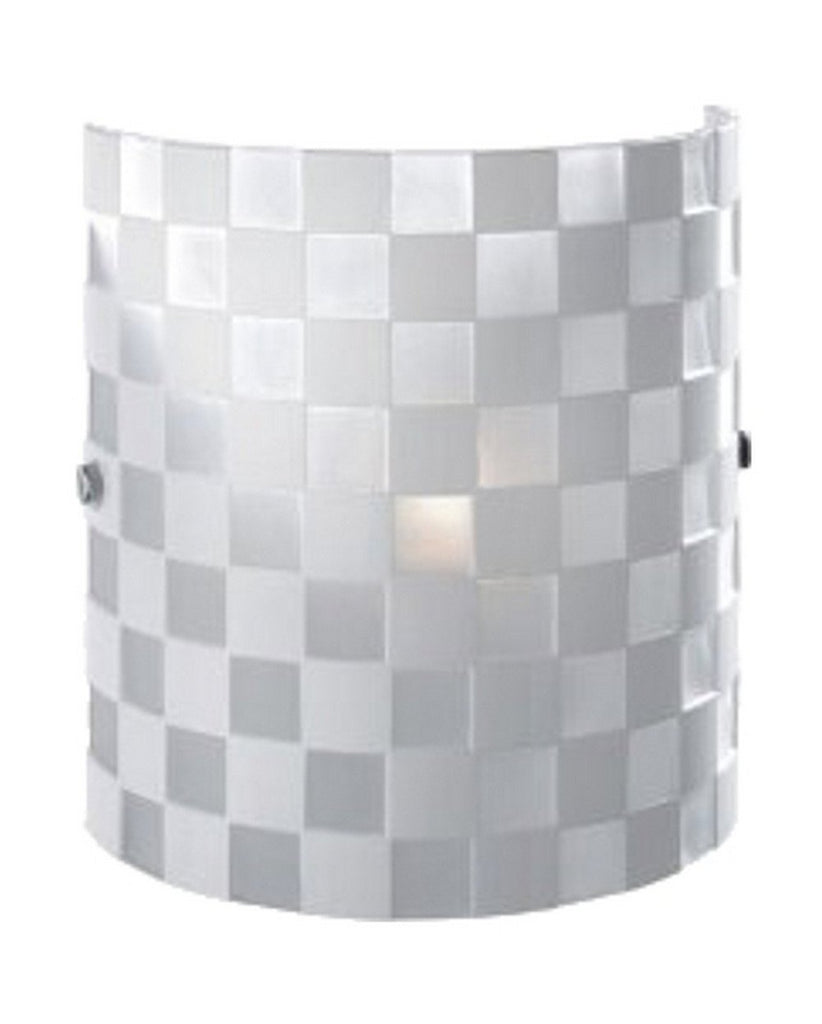 Sompex 'Walz' Checkered Glass Wall Light Fitting 79614