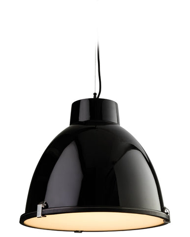 Firstlight "Manhattan" Factory Style High-Bay Ceiling Pendant Light 8621bk