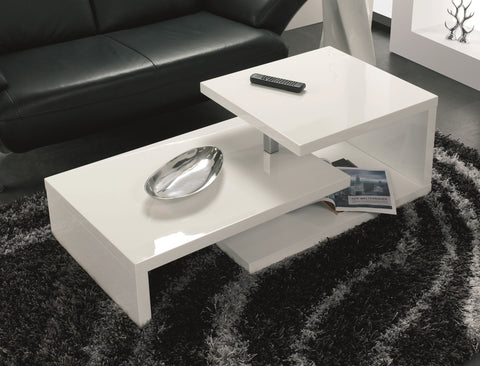 "Geno" High Gloss Coffee Table, Swivel Centre. 86303