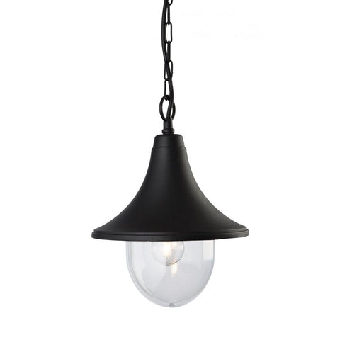 Firstlight "Station" Porch Ceiling Pendant Light 8670bk IP44 Waterproof Rating