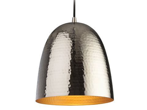 Firstlight "Assam" Retro Hammered Metal Shade Ceiling Pendant Light