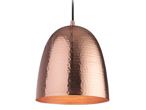 Firstlight "Assam" Retro Hammered Metal Shade Ceiling Pendant Light
