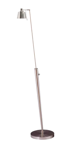 Sompex 'Juppy' Floor Standing Lamp Light, Black Chrome or White Glass