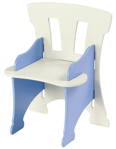 Kids / Boys Junior First Chair. "Kidsaw Kinder" Blue & Cream. 18+ Months.