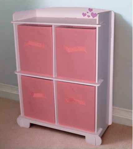"Kidsaw Amour" Shelf / Toy Storage Cabinet. Kids / Girls Junior.