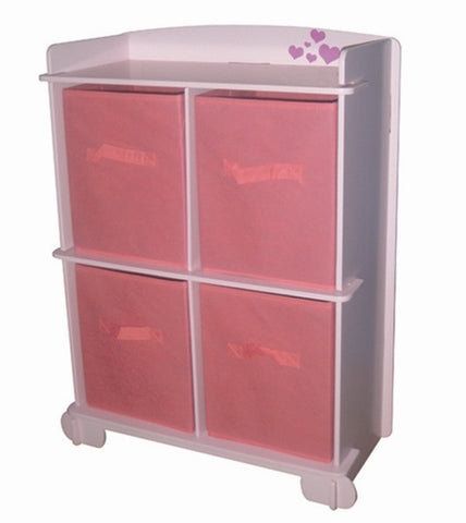 "Kidsaw Amour" Shelf / Toy Storage Cabinet. Kids / Girls Junior.