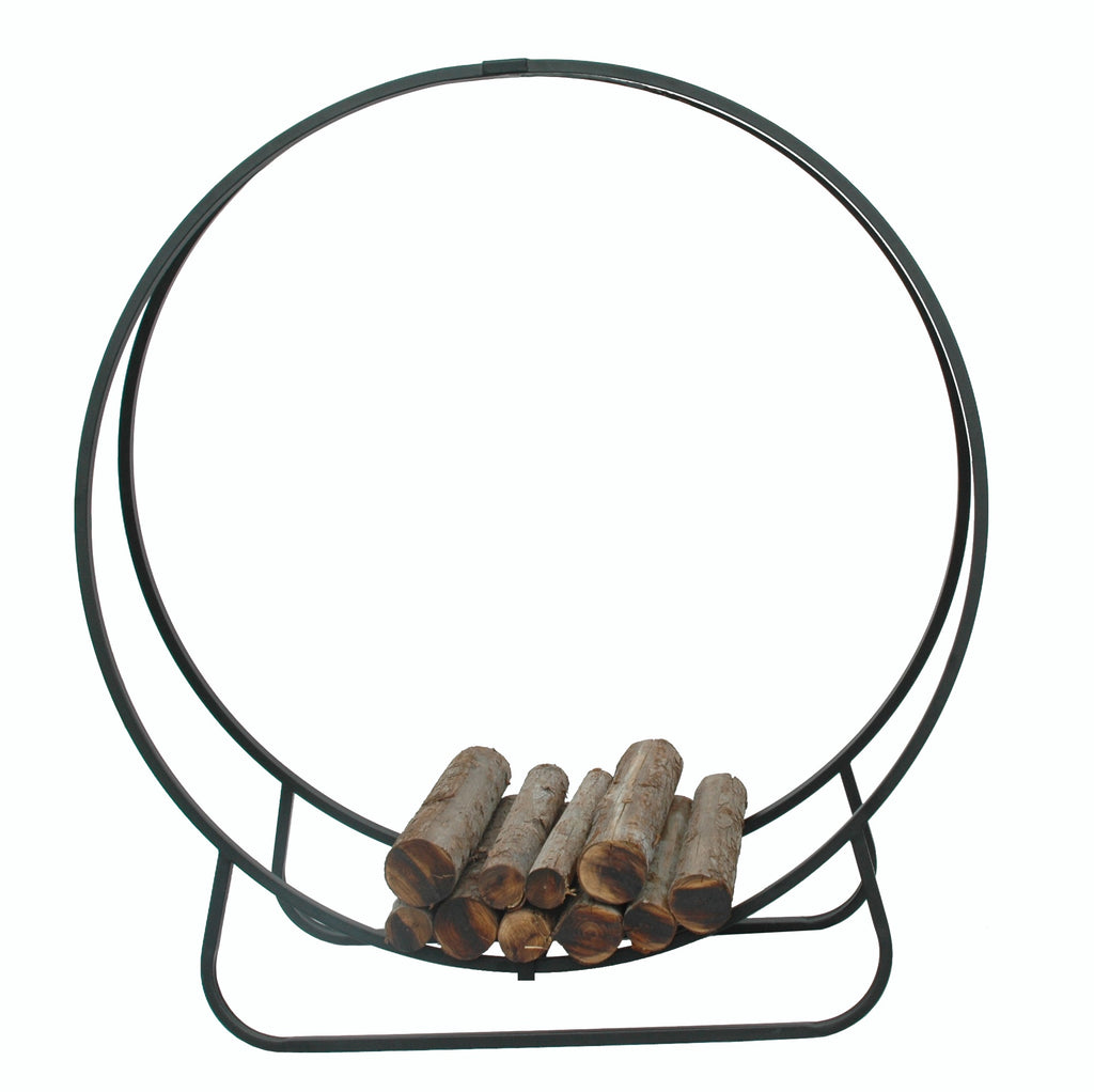 Inglenook 'Log 08' Cast Iron Fireplace Log Basket Cradle Hoop. Fire Companion.