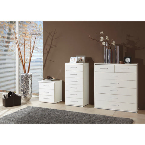 Qmax "Ambassador" Drawer Chest Range. White Finish., [product_variation] - Freedom Homestore