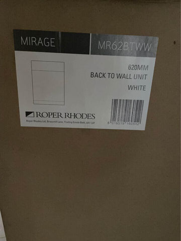 Roper Rhodes Back-To-Wall Toilet Cistern Unit. 62cm. High Gloss White. MR62BTWW