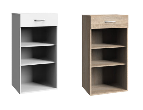 Qmax 30cm / 40cm / 50cm Floor Shelves w Drawer. Any Room Range.