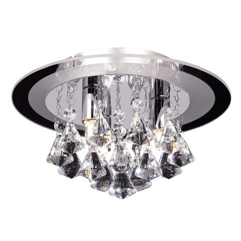 Endon "Renner" Range Crystal Drop Chandeliers, Choice of Size.