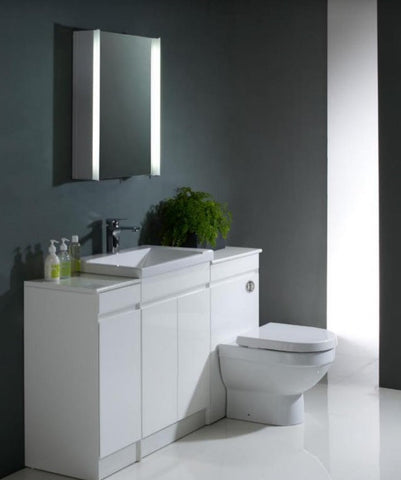 Roper Rhodes Back-To-Wall Toilet Cistern Unit. 62cm. High Gloss White. MR62BTWW