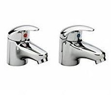 Tavistock Cruz Bath Taps. Hot & Cold. TCR80