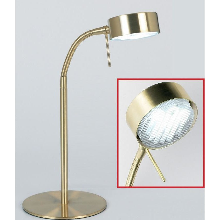 Endon Lighting Satin Brass Finish Adjustable Desk Lamp 102-TLSB, [product_variation] - Freedom Homestore