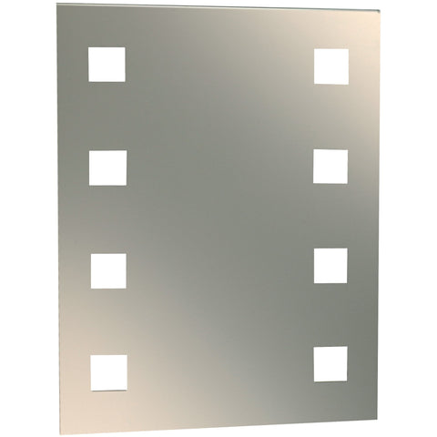 Saxby 'Florence' 18680 Illuminated Bathroom Mirror Frosted Squares. IP44.