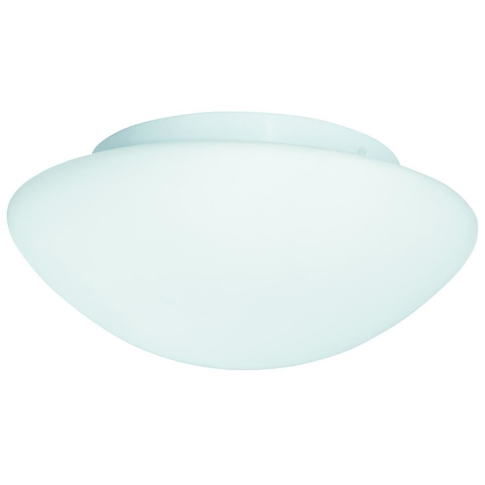 *CLEARANCE* Searchlight 1910-40 'Dome' Frosted Glass Bathroom Ceiling Light IP44, [product_variation] - Freedom Homestore