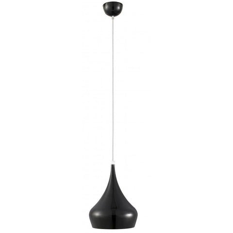 Searchlight Adjustable-Height Ceiling Pendant Lights White Black Glass, [product_variation] - Freedom Homestore