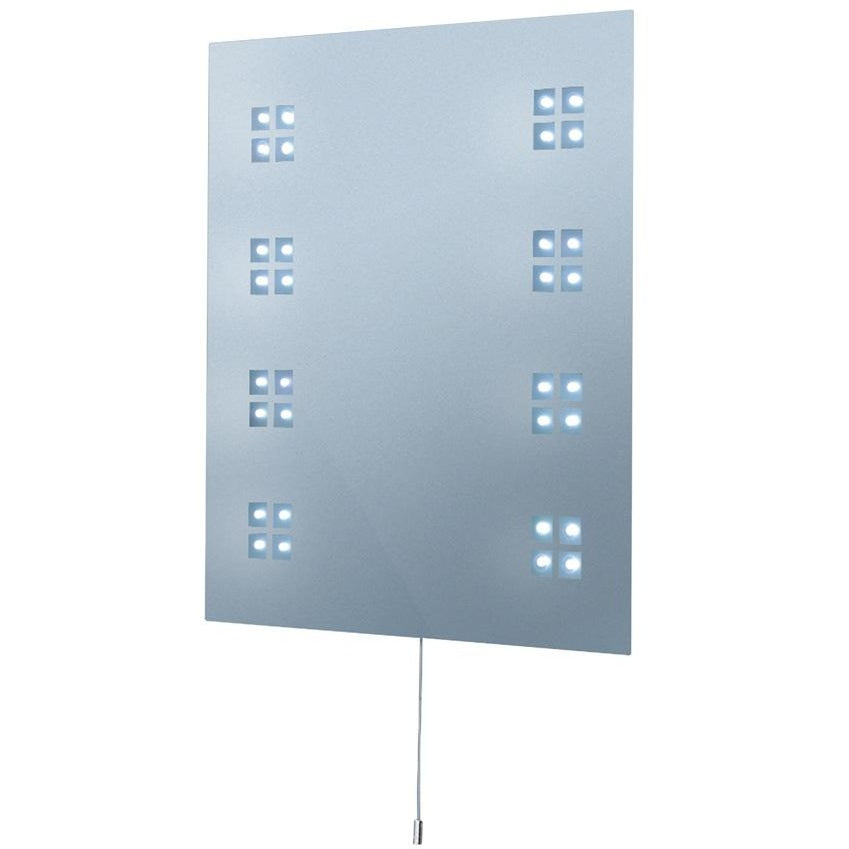 Searchlight Bathroom Illuminated Mirror Light. Pull Cord. IP44, [product_variation] - Freedom Homestore