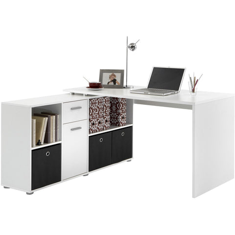'Lexar' Range of Combi-Fit Flat Wall & Corner Computer/PC Desks With Storage, [product_variation] - Freedom Homestore