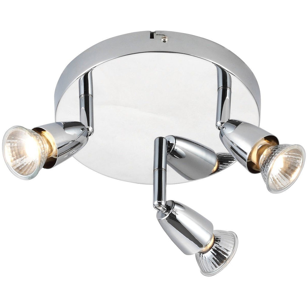 Saxby "Amalfi" 43279 Chrome effect plate Round Light, [product_variation] - Freedom Homestore