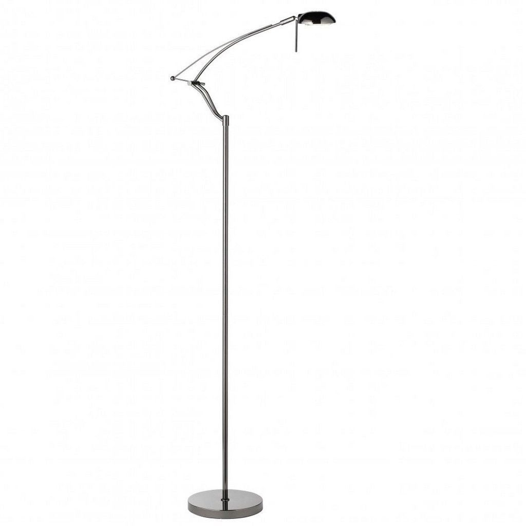 Searchlight 4881BC Articulated Adjustable Floor Standing Lamp in Black Chrome, [product_variation] - Freedom Homestore