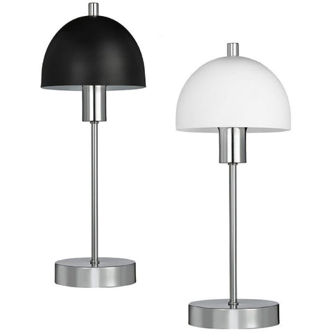 Searchlight 5165/5167 Modern Table Lamp Light in Black or White, [product_variation] - Freedom Homestore