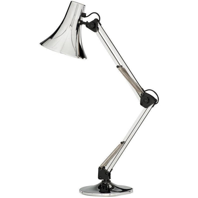 Searchlight 7268cc LARGE Articulated Flexible Adjustable Table Lamp in Chrome, [product_variation] - Freedom Homestore