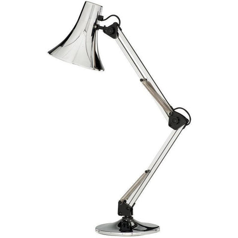 Searchlight 7268cc Large Articulated Flexible Adjustable Table Lamp in Chrome