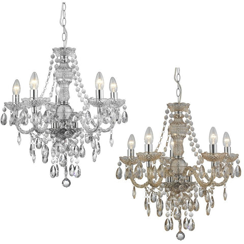 Marco Tielle 5-Light Marie Therese Chandelier Ceiling Light 8885-5, [product_variation] - Freedom Homestore