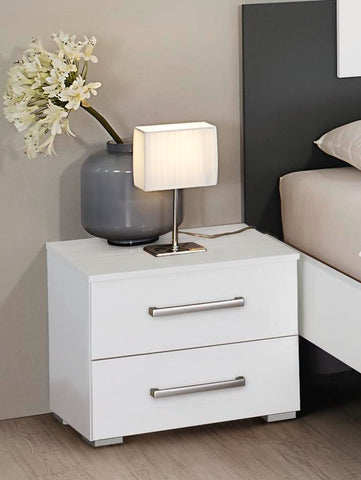 Rauch 'Borba' Range, White & Oak. German Bedroom Furniture.