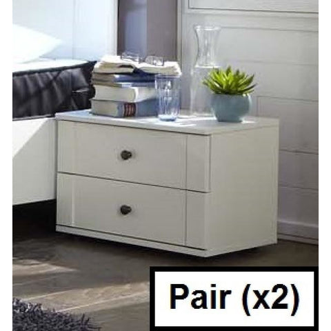 Qmax 'Country' Range. German Made Bedroom Furniture. White Shaker Inspired Style, [product_variation] - Freedom Homestore