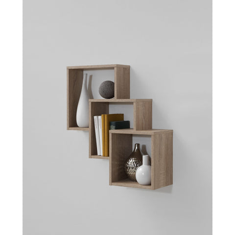 "Fibi" Staggered Wall Display Shelving. Decorative Designer Wall Shelf., [product_variation] - Freedom Homestore