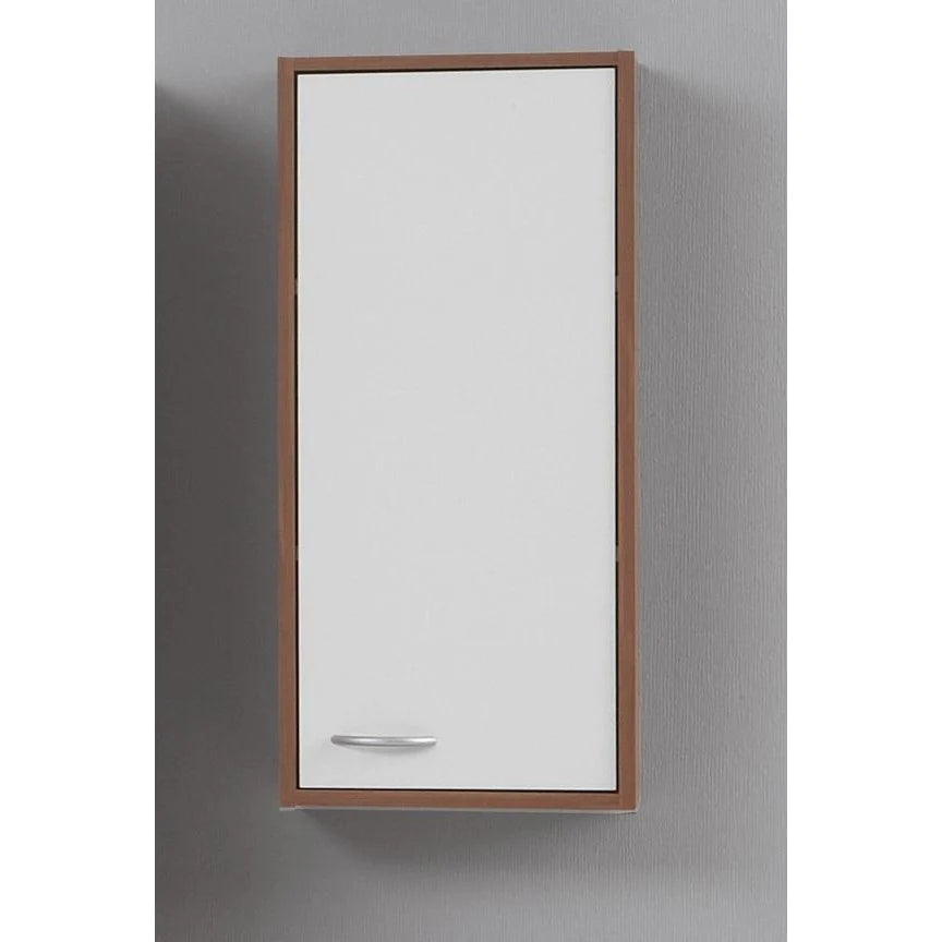 "Madrid" White & Walnut Matching Bathroom Cabinet Range., [product_variation] - Freedom Homestore